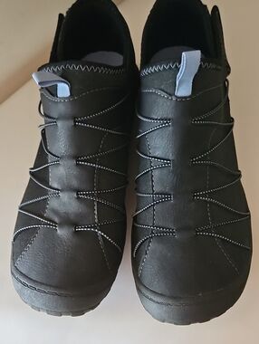 JSport By Jambu Gray/Black Sprint Slip On Shoes Sz 9